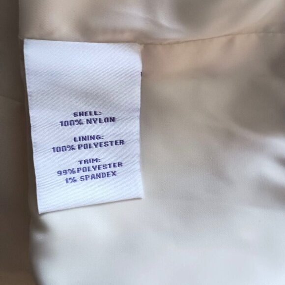 Joy Mangano Cleanboss Bomber Jacket Off-White M Soft Lightweight NWT - Picture 4 of 5